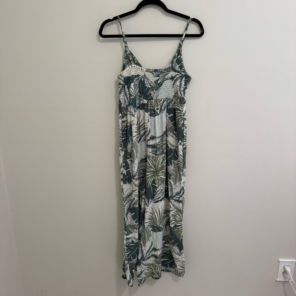 Aerie NWT Palm Print Tropical Jumpsuit - Picture 6 of 7